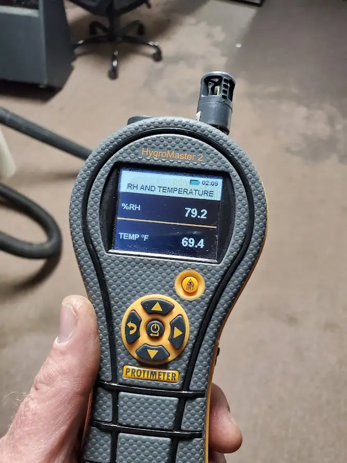 Moisture meter humidity assessment for Fire & Smoke Damage Restoration in North Whitehall