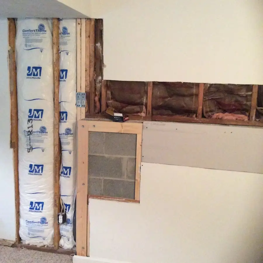 Wall insulation replacement during Structural Drying in North Whitehall